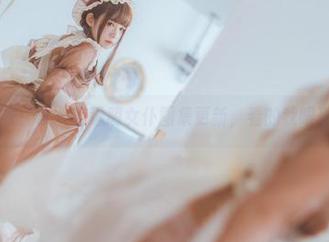 coser衣衣：又一波透明女仆图集更新，看的我眼珠快掉了！