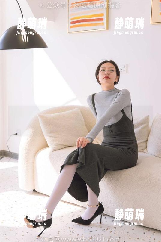 袜啵啵 - 从图库看小甜豆，白色短棉袜的温柔呢喃